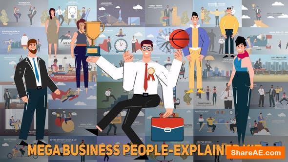 Videohive Mega Business People-Explainer Kit
