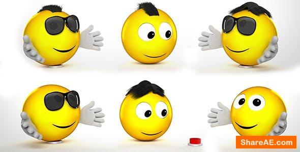 Videohive Funny Emoji Logo Reveal