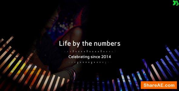 Videohive Life By The Numbers