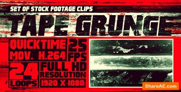 Videohive Tape Grunge - Motion Graphics