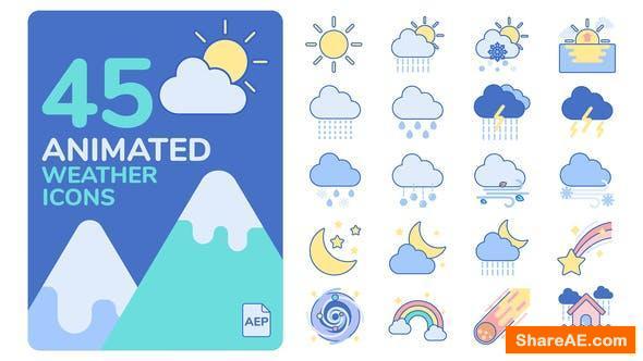 Videohive Animated Weather Icons