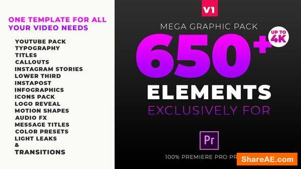 Videohive Mega Graphics Pack - Premiere Pro