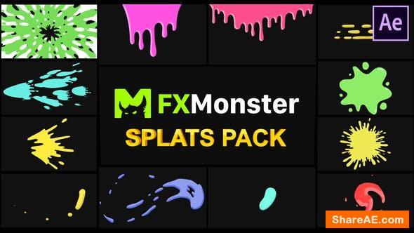Videohive Splats Pack | After Effects