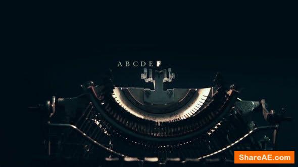 Videohive Machine for Typing