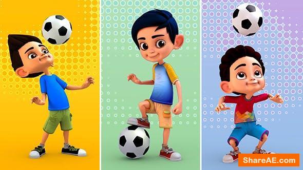 Videohive Football 3D Character