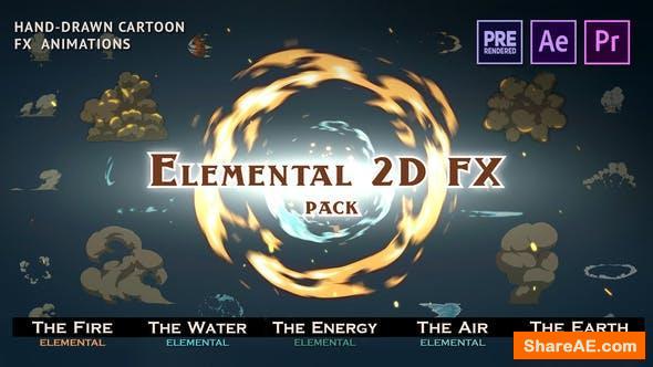 Videohive Elemental 2D FX pack [Last Update] - Motion Graphics