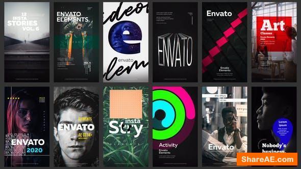 Videohive 12 Instagram Stories Vol. 6