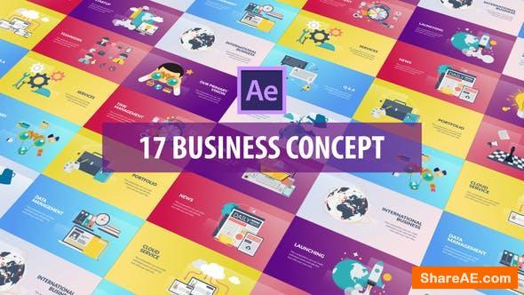 Videohive Business Concept - Flat Animation