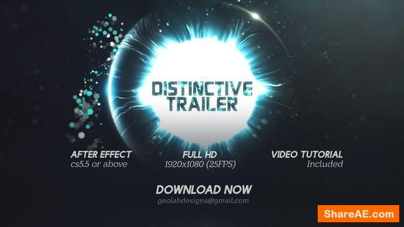 Videohive Distinctive Cinematic Trailer l Particles Lights Trailer l Particles Waves Trailer