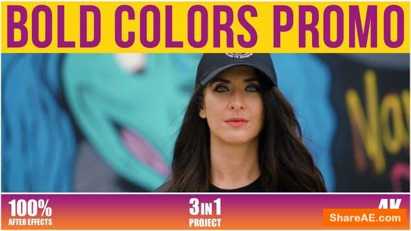 Videohive Bold Colors Promo