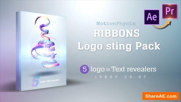 Videohive Ribbon logo Sting Pack - Premiere PRO