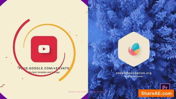 Videohive Simple Flat Logo Intro - Premiere PRO