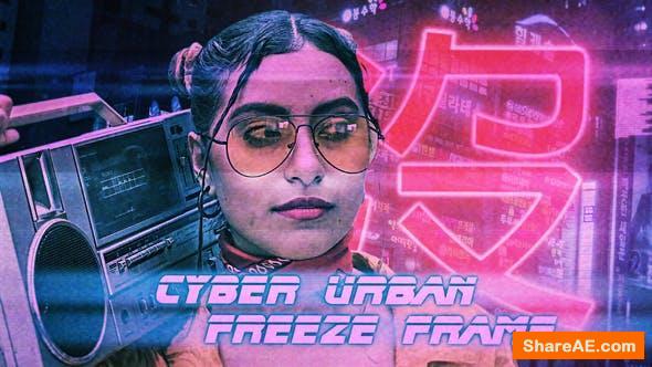 Videohive Cyber Urban Freeze Frame Opener - Premiere Pro