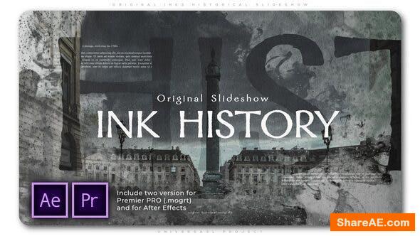 Videohive Original Inks Historical Slideshow - Premiere Pro