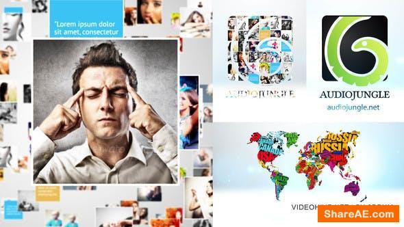 Videohive Mosaic Logo Sting