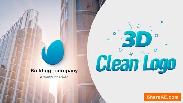 Videohive 3D Clean Logo