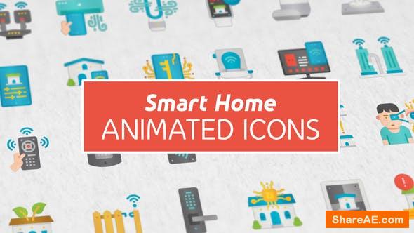 Videohive Smart Home Modern Flat Animated Icons