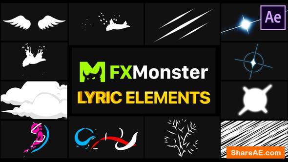 Videohive Lyric Elements | After Effects