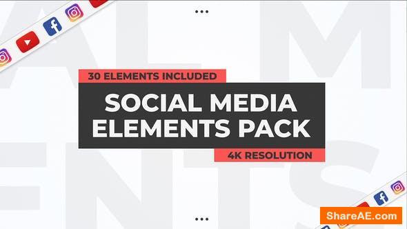 Videohive Social Media Elements Pack