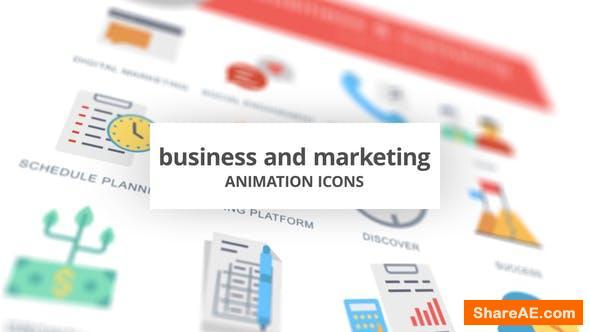 Videohive Business and Marketing - Animation Icons