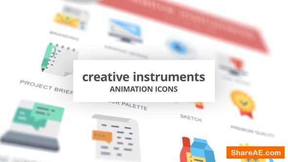 Videohive Creative Instruments - Animation Icons