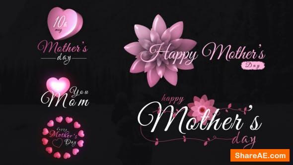 Videohive Mothers Day Sweet Titles