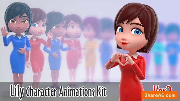 Videohive Lily - Character Animation Kit