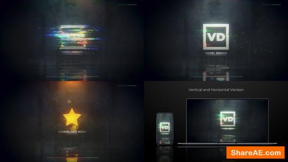 Videohive Glitch Dissolve Logos Transitions Reveal