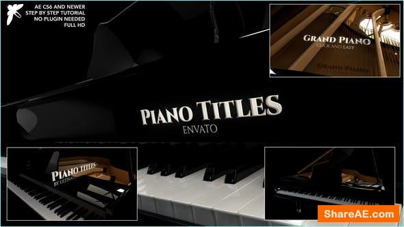 Videohive Piano Titles