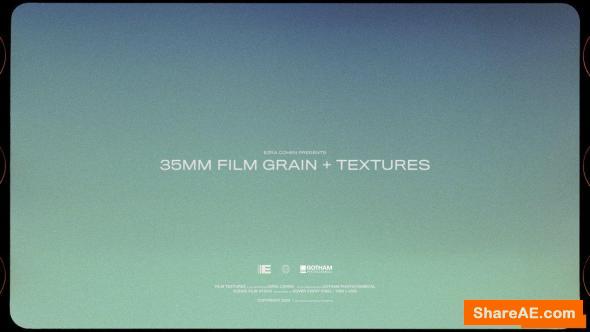 35mm Film Grain + Textures - Ezra Cohen