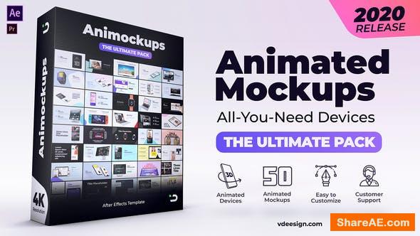 Videohive Animated Mockups Ultimate Pack