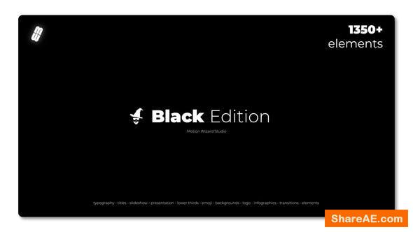 Videohive Black Edition - Graphics Pack
