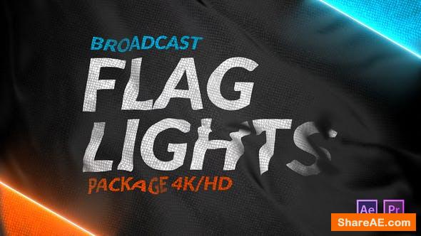 Videohive Broadcast Flag Lights