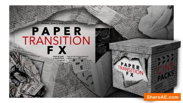 Paper Transition FX - CinePacks