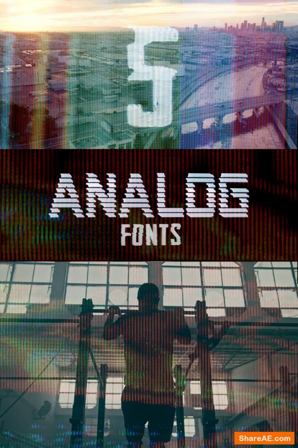 Analog Fonts - Master Filmmaker