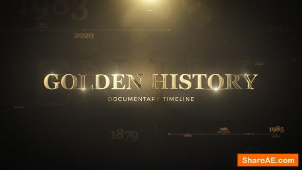 Videohive Golden History Documentary Timeline 29986227