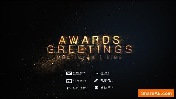 Videohive Awards and Greetings | Particles Titles 29834549