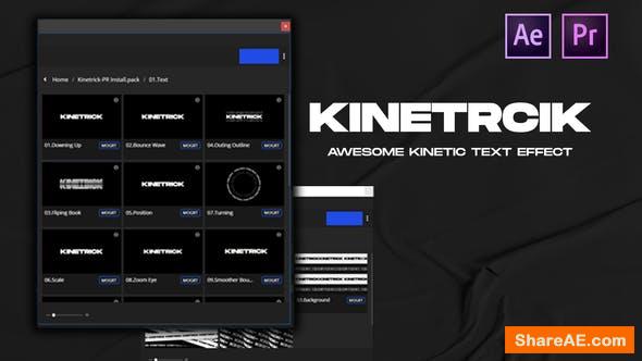 Videohive Kinetrick Text Effect 34112619