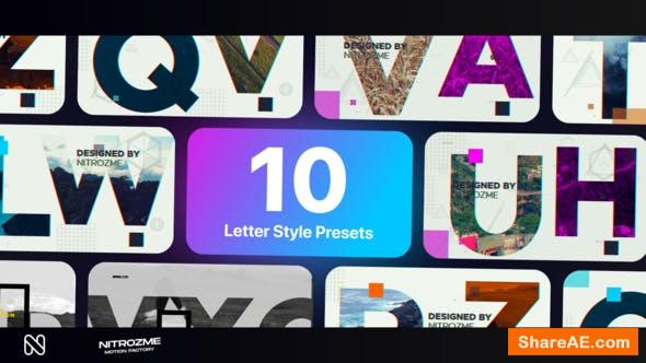 photo alphabet videohive free download after effects templates