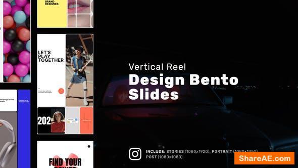 Videohive Design Bento Slides Vertical Reel