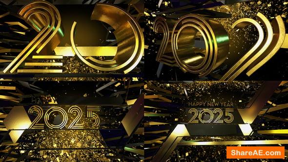 Videohive Happy New Year Greetings 2025