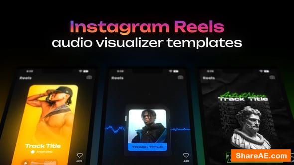 Videohive Instagram audio visualizer template pack. 5 vertical audio visualizers for  ...