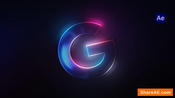 Videohive Futuristic Neon Logo Reveal