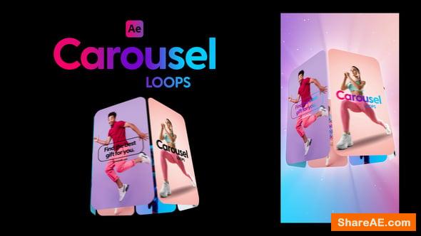 Videohive Carousel Loops Vertical