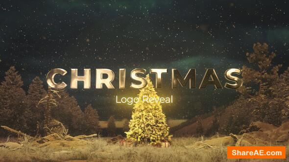 Videohive Christmas Tree Logo Reveal | Cinematic Holiday Intro
