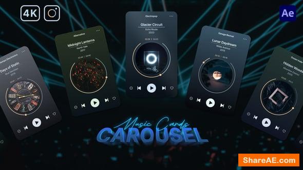 Videohive Music Cards Carousel